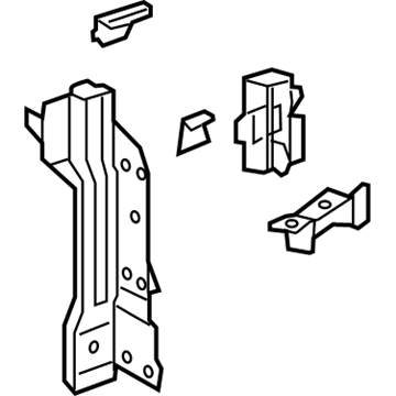 Lexus 53203-76021 SUPPORT SUB-ASSY, RA