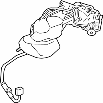 2012 Lexus HS250h Mirror Actuator - 87908-75060-A1