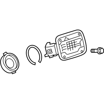 Lexus 77305-30020 Lid Sub-Assembly, Fuel Filler