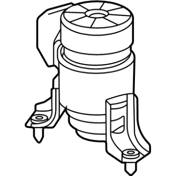 Lexus 12361-F0210 INSULATOR, ENGINE MO