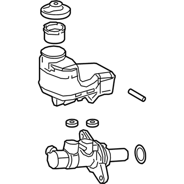 2023 Lexus ES350 Brake Master Cylinder - 47201-06510