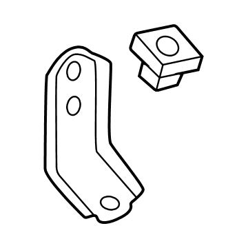 Lexus 67645-0E040 BRACKET, DOOR ARMRES