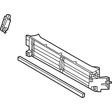 Lexus 53180-42061 SHUTTER ASSY, RADIAT