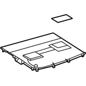 Lexus 58491-48020 PLATE, BATTERY SERVI