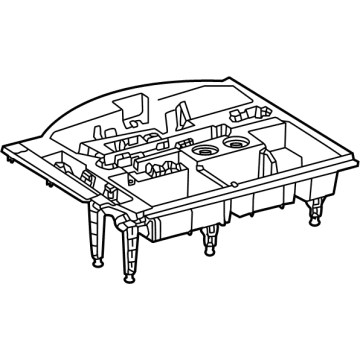 Lexus 64997-48060 BOX, DECK FLOOR, LH