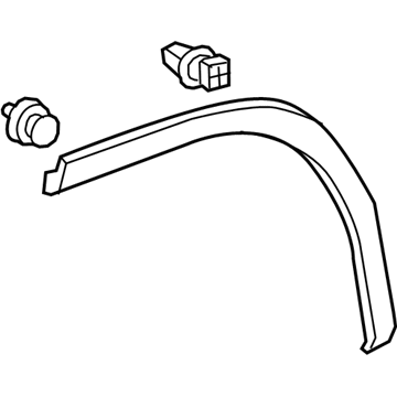 Lexus 75606-0E010 MOULDING Sub-Assembly, Quarter