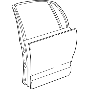 Lexus 67003-30580 Panel Sub-Assy, Rear Door, RH