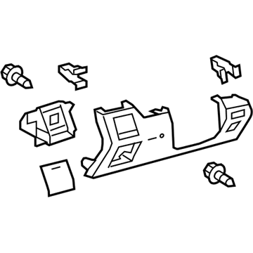 Lexus 55045-0E110-A0 Panel Sub-Assy, Instrument