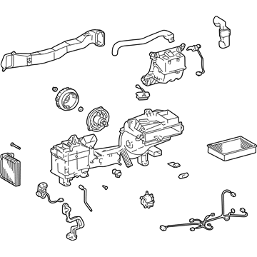 Lexus 87030-50021 Blower Assy, Air Conditioner