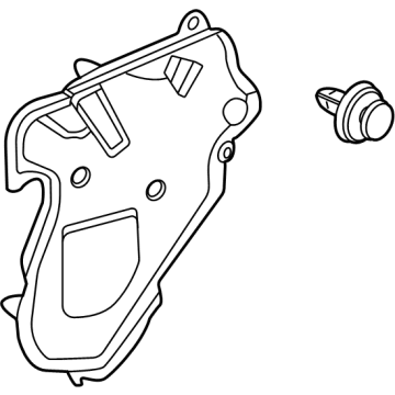 Lexus 67842-0E150 COVER, RR DOOR SERVI