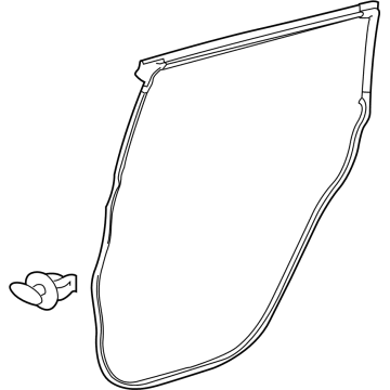 Lexus TX500h Door Seal - 67871-0E140