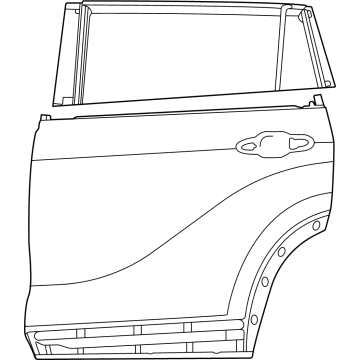 Lexus 67003-0E280 PANEL SUB-ASSY, RR D