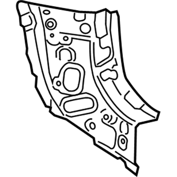 Lexus 61704-0E050 Panel Sub-Assembly, Quarter