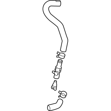 Lexus 165A0-F0010 HOSE ASSY, INTERCOOL