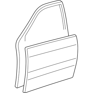 Lexus 67001-60470 Panel Sub-Assy, Front Door, RH