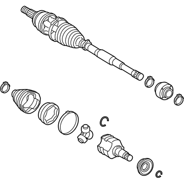 Lexus UX250h Axle Shaft - 43420-76020