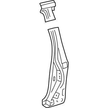 Lexus 61048-53011 Reinforcement Sub-Assy, Center Body Pillar, Center LH