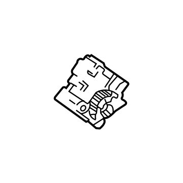 2024 Lexus TX500h Blend Door Actuator - 87106-0E190