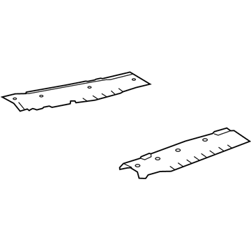 Lexus 57428-0E060 Reinforcement, Front Floor