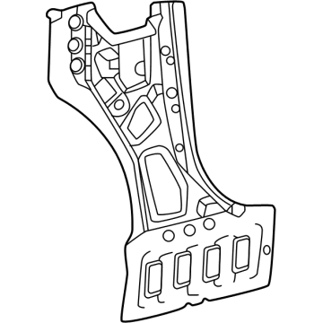 Lexus 61122-0E140 PANEL, COWL SIDE, LH