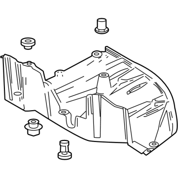 Lexus 58398-46020 COVER, FLOOR UNDER