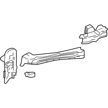 Lexus 53202-46030 SUPPORT SUB-ASSY, RA