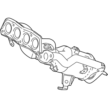 Lexus 17141-F0130 MANIFOLD, EXHAUST