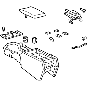 Lexus 58810-50281-A3 Box Assembly, Console