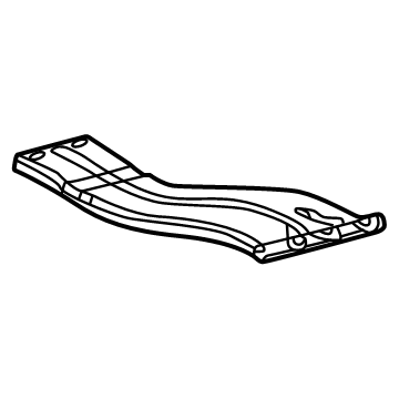 Lexus 87216-50040 Guide, Air Duct, Rear