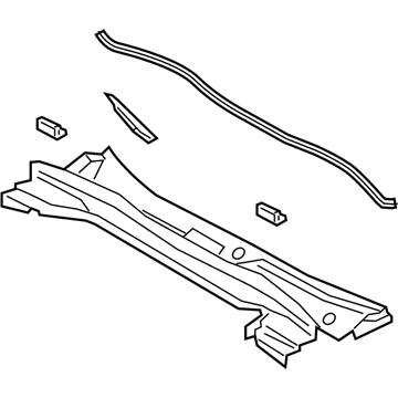 Lexus 55708-76050 LOUVER Sub-Assembly Cow