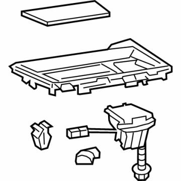 Lexus 58813-76060 BOX, CONSOLE, UPR