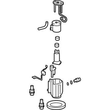 Lexus 77020-53141 Tube Assy, Fuel Suction W/Pump & Gage