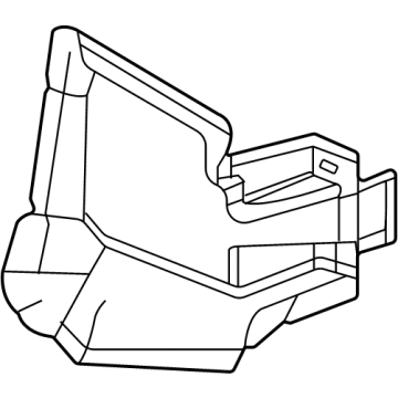 Lexus 16691-25140 PLATE, RADIATOR SIDE