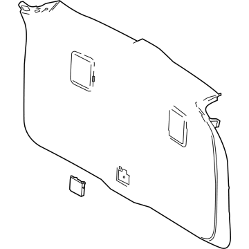 Lexus 64780-60430-C0 PANEL ASSY, BACK DOO