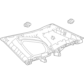 Lexus 62480-0E280-C0 GARNISH ASSY, ROOF S