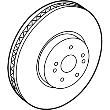 2025 Lexus UX300h Brake Disc - 43512-76010