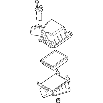 Lexus 17700-24640 CLEANER ASSY, AIR W