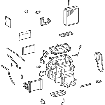 Lexus 87050-33400 Radiator Assy, Air Conditioner