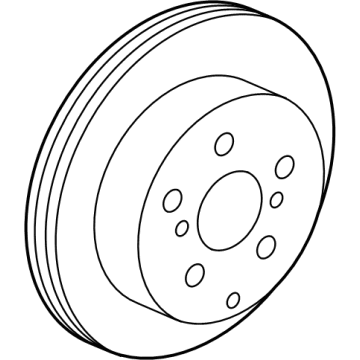 2025 Lexus RX350h Brake Disc - 42431-48100