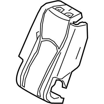 Lexus 71652-48270 Pad, Rear NO.1 Seat Back