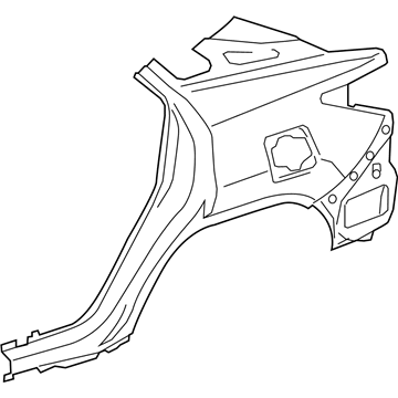 Lexus 61601-48070 Panel Sub-Assembly, Quarter