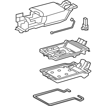 Lexus 589E0-50120-C3 Armrest Assy, Rear Seat