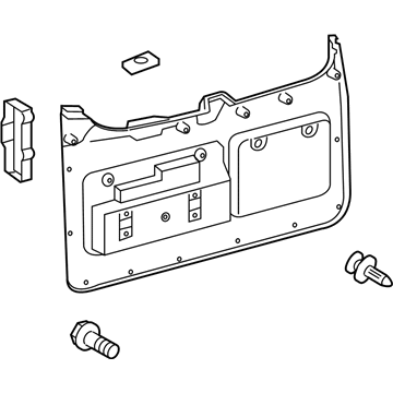 Lexus 64780-60340-C0 Panel Assembly, Back Door