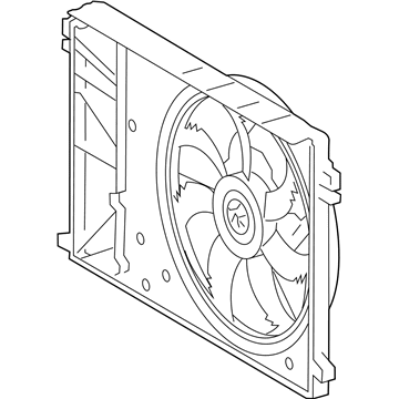 Lexus ES300h Cooling Fan Assembly - 16360-31510