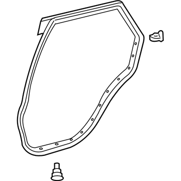 Lexus RX400h Door Seal - 67871-48030