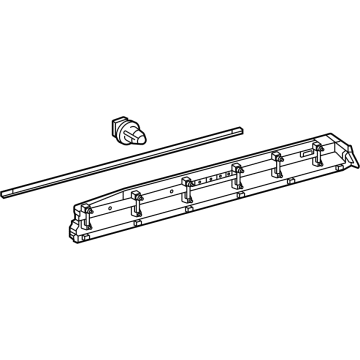 Lexus 75733-48030 MOULDING, FR DOOR, O