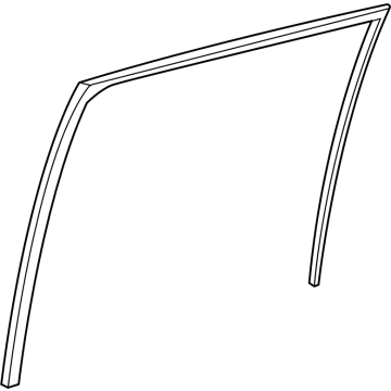 Lexus 68142-0E140 RUN, RR DOOR GLASS