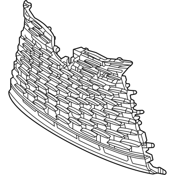 Lexus 53101-0E561 GRILLE SUB-ASSY, RAD