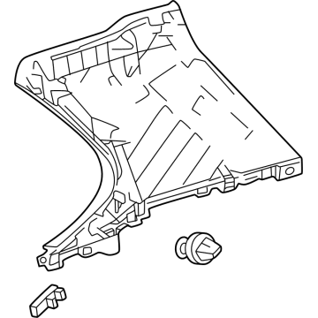 Lexus 62582-0E010-C0 GARNISH, RR WINDOW S