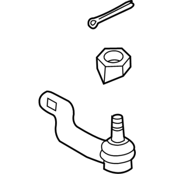 Lexus RX500h Tie Rod End - 45460-09360